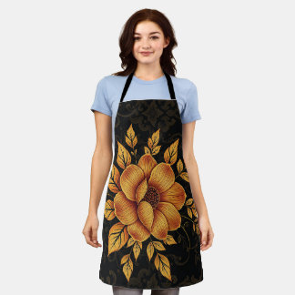 Golden Bloom Floral Schort