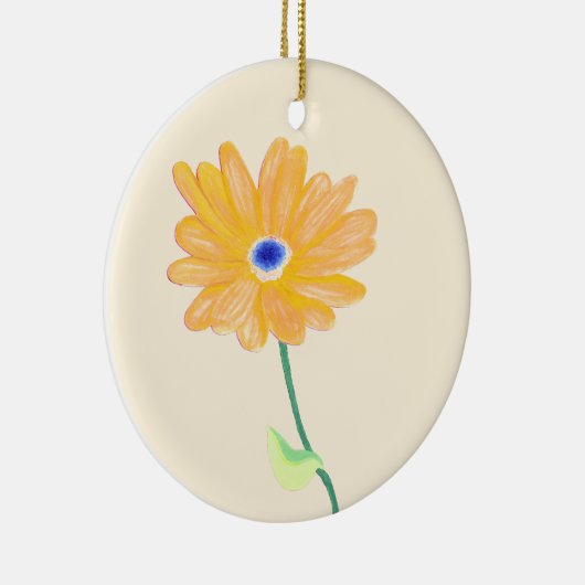 Golden Bloom Keramisch Ornament (Rechts)