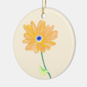 Golden Bloom Keramisch Ornament (Links)