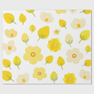 Golden Bloom Luxe Wallpaper Cadeaupapier