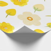 Golden Bloom Luxe Wallpaper Cadeaupapier (Hoek)