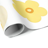 Golden Bloom Luxe Wallpaper Cadeaupapier (Rol Hoek)