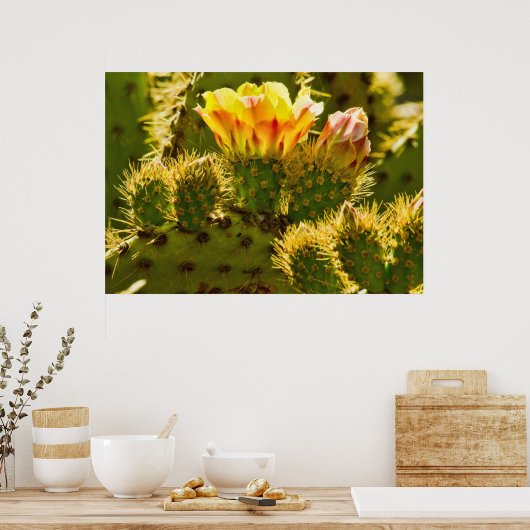 Golden Bloom Poster (Keuken)