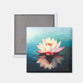 Golden Bloom Stillness Magneet (Voorkant / Achterkant)