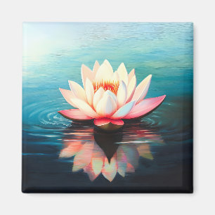 Golden Bloom Stillness Magneet
