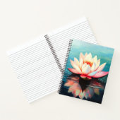 Golden Bloom Stillness Notitieboek (Binnen)