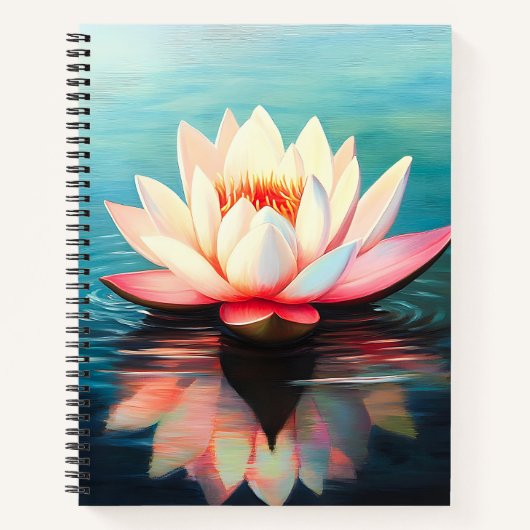 Golden Bloom Stillness Notitieboek (Voorkant)