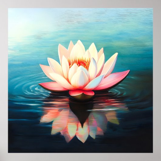 Golden Bloom Stillness Poster (Voorkant)