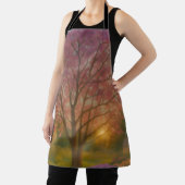 Golden Bloom - Sunset Garden Painting Schort (Insitu)