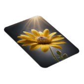 Golden Bloom – Yellow Flower Macro Photography  Magneet (Rechterzijde)