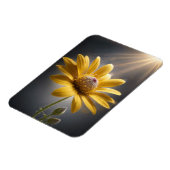 Golden Bloom – Yellow Flower Macro Photography  Magneet (Linkerzijde)
