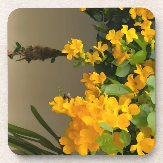 Golden Blossom Beauty Bier Onderzetter (Voorkant)