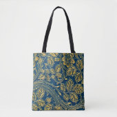 Golden Blossom Elegance Canvas tas (Voorkant)