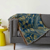 Golden Blossom Elegance  Deken