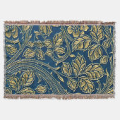 Golden Blossom Elegance  Deken (Voorkant)