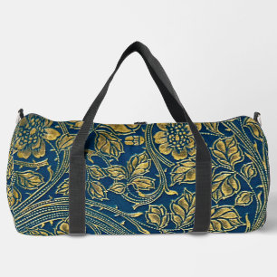 Golden Blossom Elegance Duffle Bag Plunjezak
