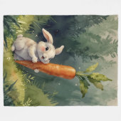 Golden Blossom Elegance  Fleece Blanket Deken (Voorkant (Horizontaal))