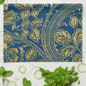 Golden Blossom Elegance Keuken Handdoeken (Gevouwen)