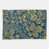 Golden Blossom Elegance Keuken Handdoeken (Horizontaal)