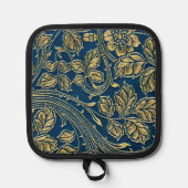 Golden Blossom Elegance Pannenlap (Voorkant)