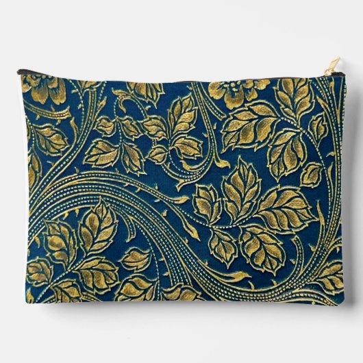 Golden Blossom Elegance Print Cut Naaizak Etui (Achterkant)