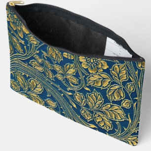 Golden Blossom Elegance Print Cut Naaizak Etui