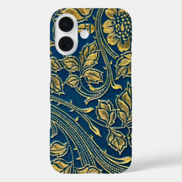 Golden Blossom Elegance Telefoonhoesje iPhone 16 Hoesje