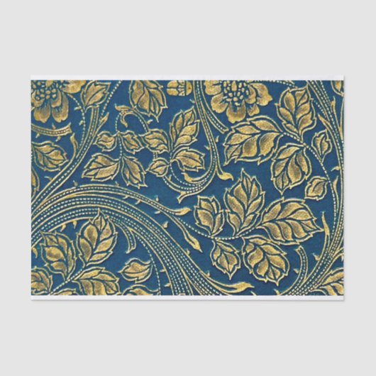 Golden Blossom Elegance Tissuepapier (Voorkant)