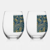 Golden Blossom Elegance Wijnglas Zonder Voet (Rechts)