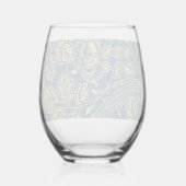 Golden Blossom Elegance Wijnglas Zonder Voet (Achterkant)