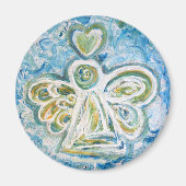 Golden Blue Angel Magnet (Voorkant)