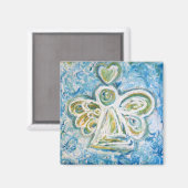 Golden Blue Angel Magnet (Voorkant / Achterkant)