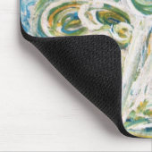 Golden Blue Angel Mousepad Muismat (Hoek)