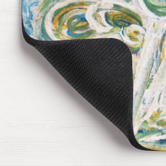 Golden Blue Angel Mousepad Muismat (Hoek)