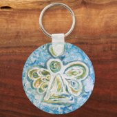 Golden Blue Angel Sleutelhanger (Voorkant)