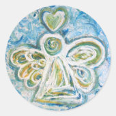 Golden Blue Angel Sticker (Voorkant)