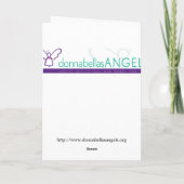 Golden Blue Angel - Sympathiekaart Kaart (Achterkant)