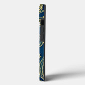Golden Blue Elegance Case-Mate iPhone Case (Achterkant / Links)