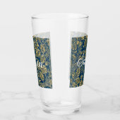 Golden Blue Elegance Glas (Rechts)
