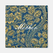 Golden Blue Elegance Magneet (Voorkant)