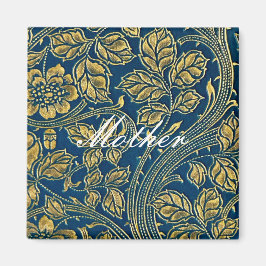 Golden Blue Elegance Magneet