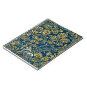 Golden Blue Elegance Notitieboek (Linkerzijde)