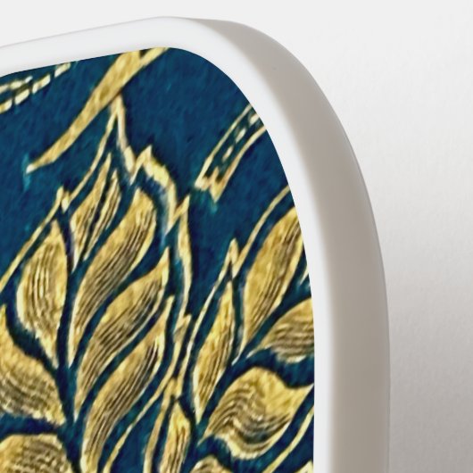 Golden Blue Elegance Pickleball Paddle (Links Detail)