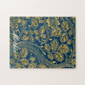 Golden Blue Elegance Puzzel (Horizontaal)