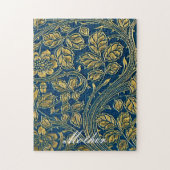 Golden Blue Elegance Puzzel Legpuzzel (Verticaal)