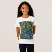 Golden Blue Elegance T-shirt (Voorkant volledig)