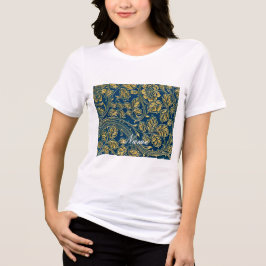 Golden Blue Elegance Tri-Blend Shirt