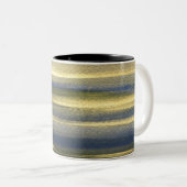 Golden Blue Lines Zwart 325 ml Two-Tone Mok (Voorkant rechts)