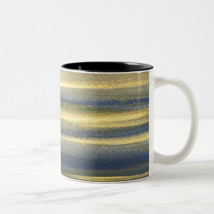 Golden Blue Lines Zwart 325 ml Two-Tone Mok
