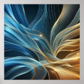 Golden Blue Poster (Voorkant)